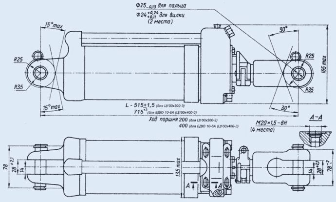C100/40х200-3.44(515) (Ц100х200-3)